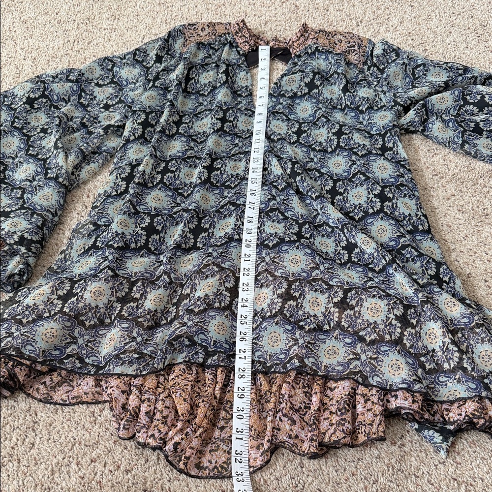 Free People Floral Mini Dress Size M NWT - Picture 8 of 13
